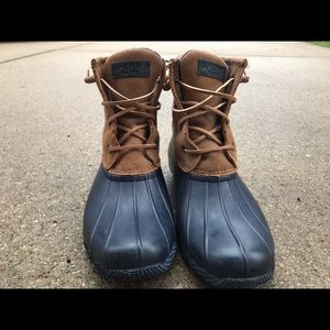 Blue Sperry Duck Boots